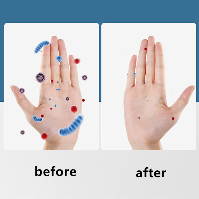Portable 80ml Disposable Antibacterial Hand Cleaning Gel Wash